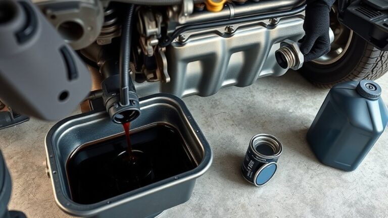 changing car engine oil