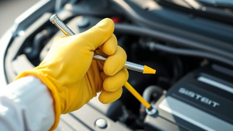 check engine oil level