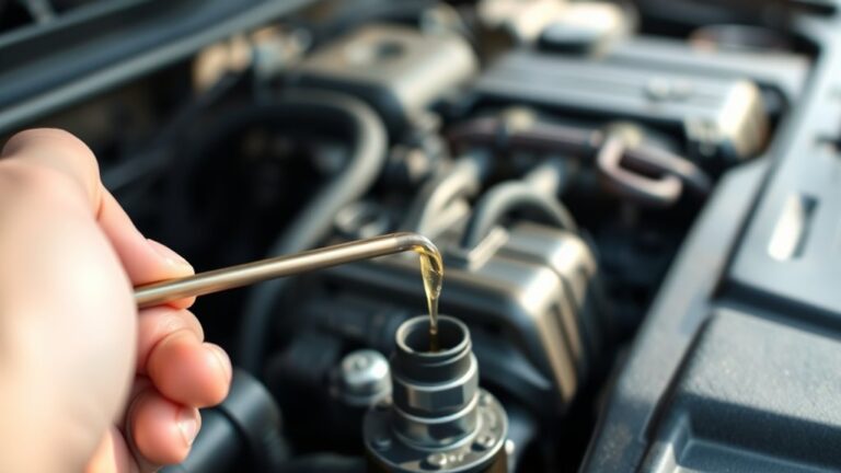 check oil level accurately