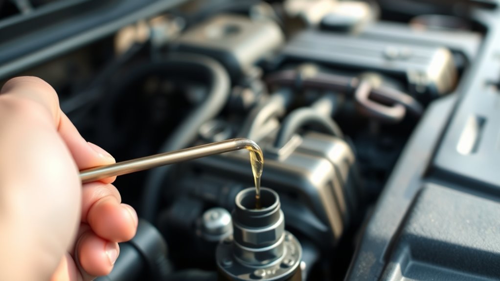 check oil level accurately