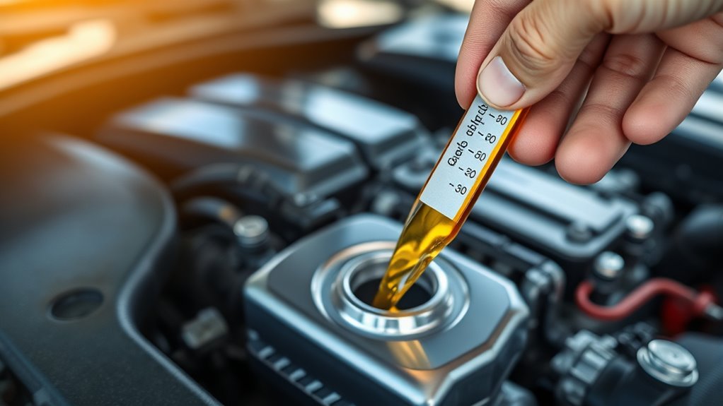 check oil level easily
