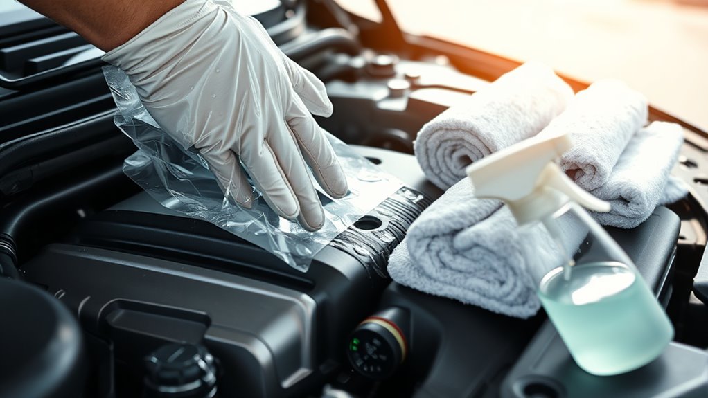 Wash Car Engine