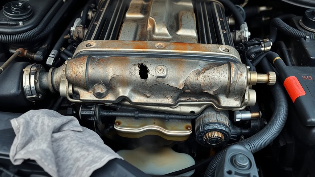 Car Engine Is Blown