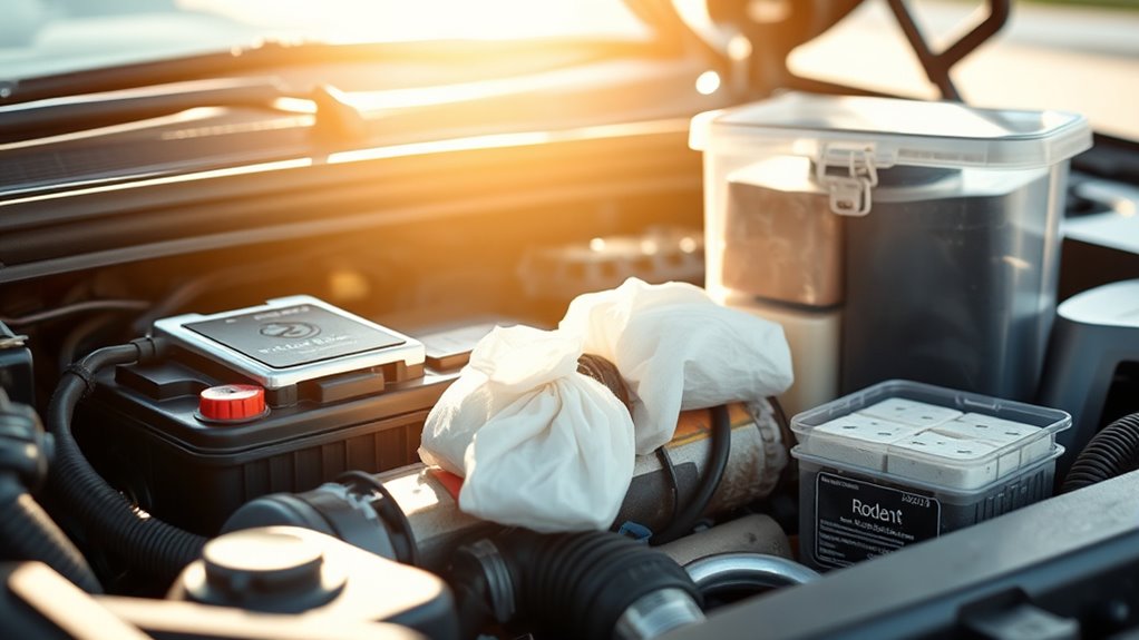 prevent rodents from engine