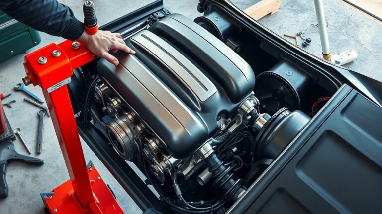 remove engine from car