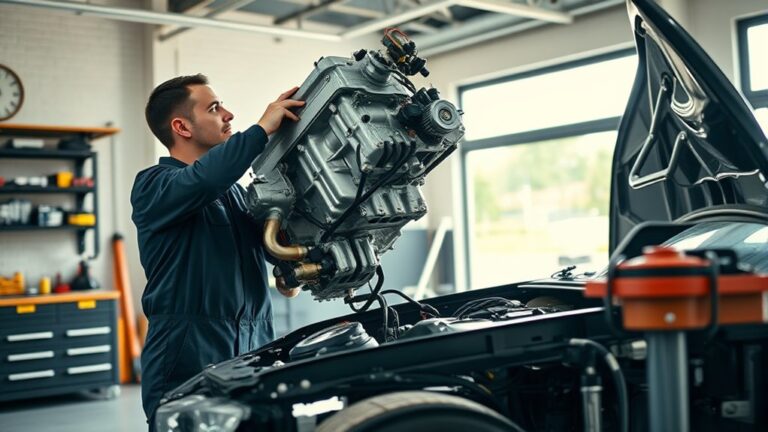 removing car engine step by step