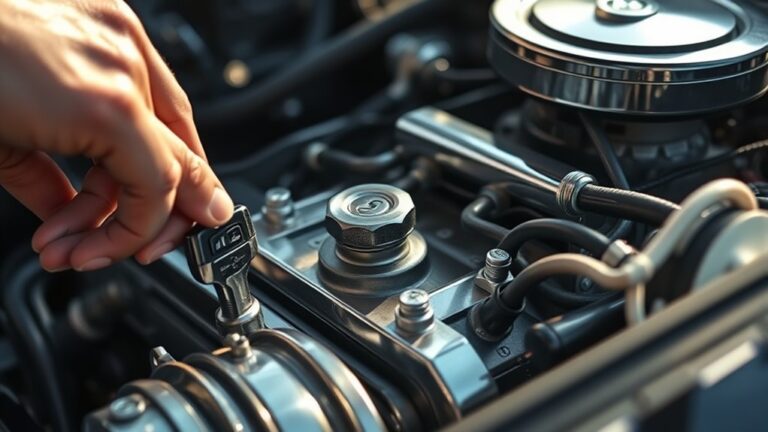 revving car engine steps