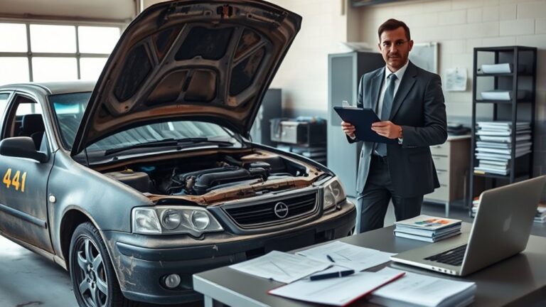 selling a damaged vehicle
