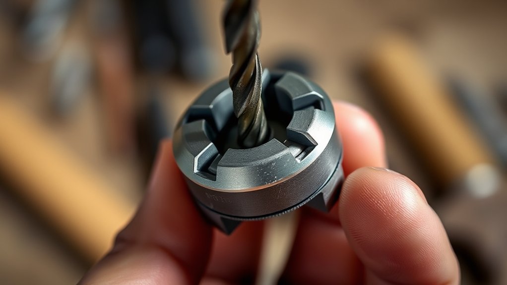 adjustable drill bit grip