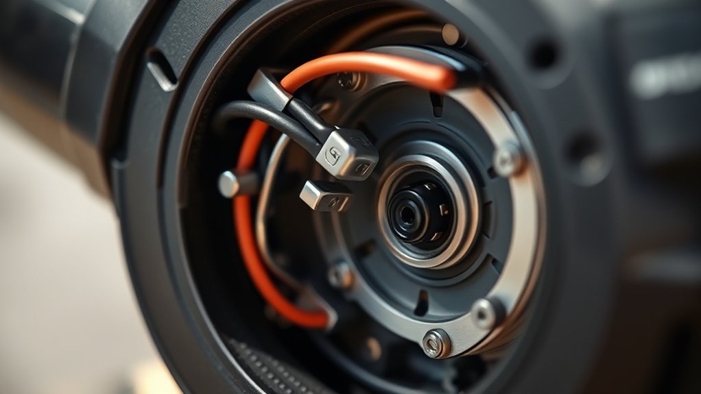 battery powers motor airflow