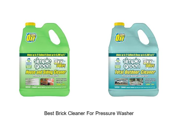 best brick cleaner for pressure washer