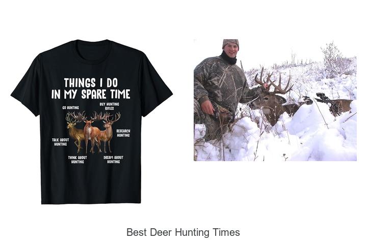 best deer hunting times 1
