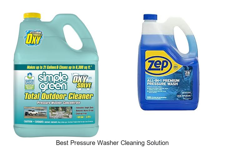 best pressure washer cleaning solution