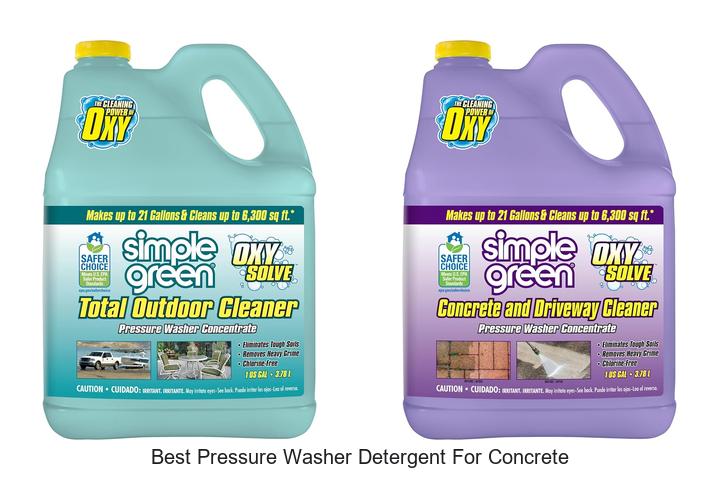 best pressure washer detergent for concrete