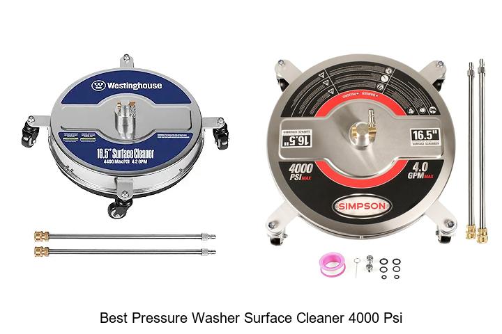 best pressure washer surface cleaner 4000 psi