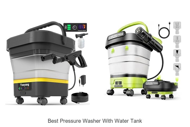 best pressure washer with water tank