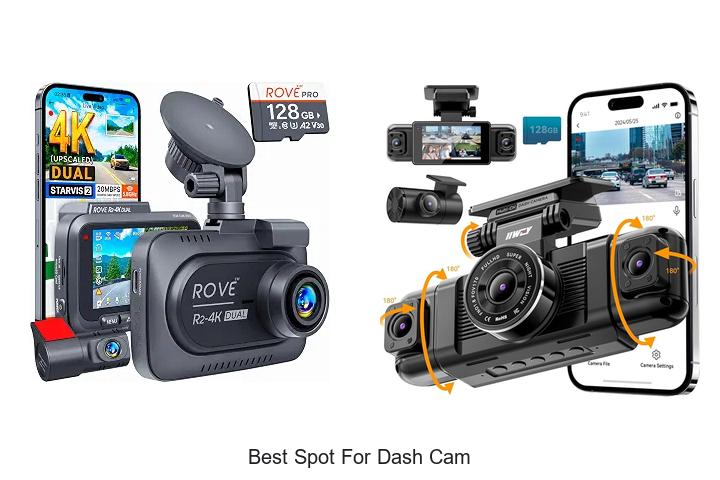 best spot for dash cam