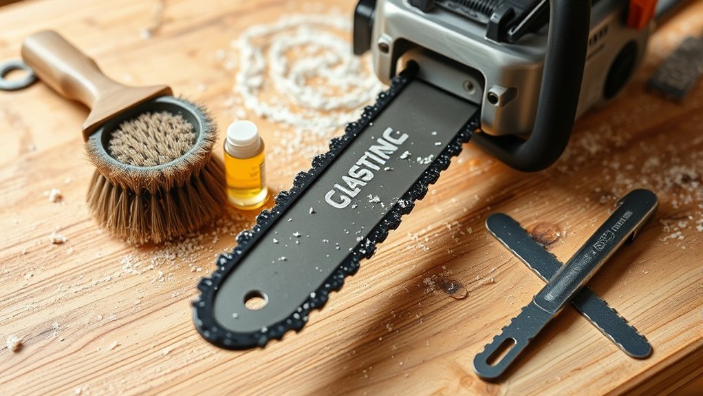 chainsaw cleaning and maintenance