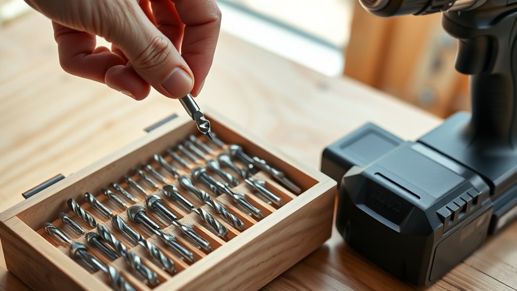 choose appropriate drill bits