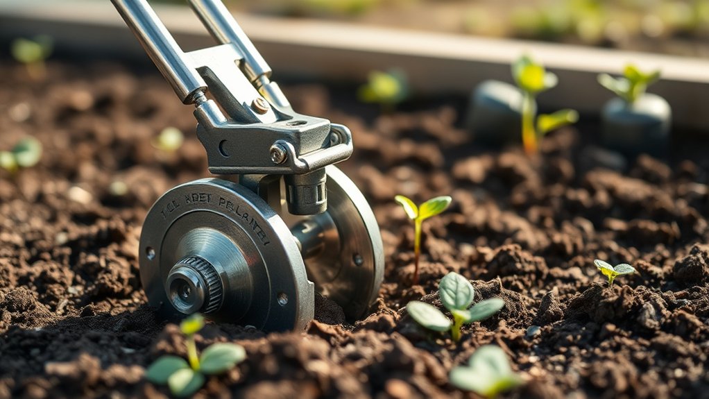compact precise garden cultivator