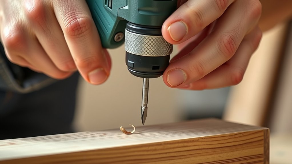 control the drill carefully