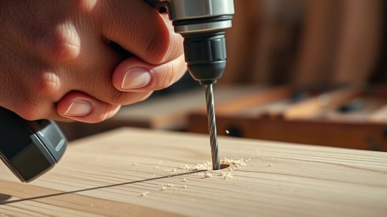 drilling holes with power drill q7jh1