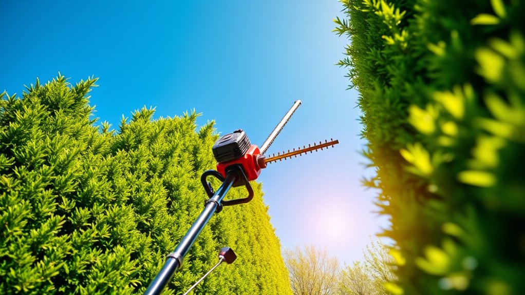 extended reach hedge trimming