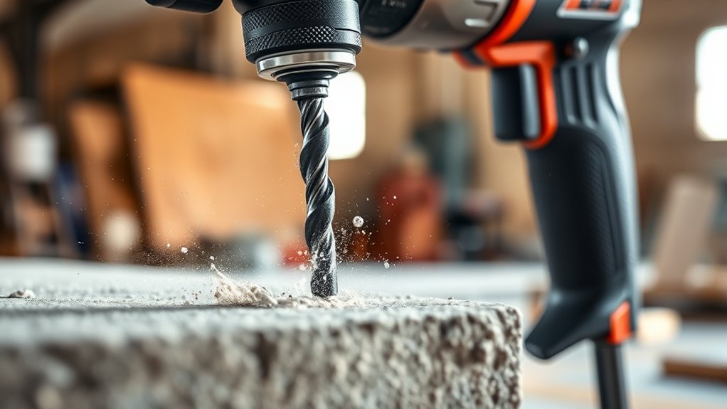 hammer drill operation mechanics