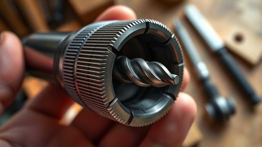 how a 3 8 inch chuck works