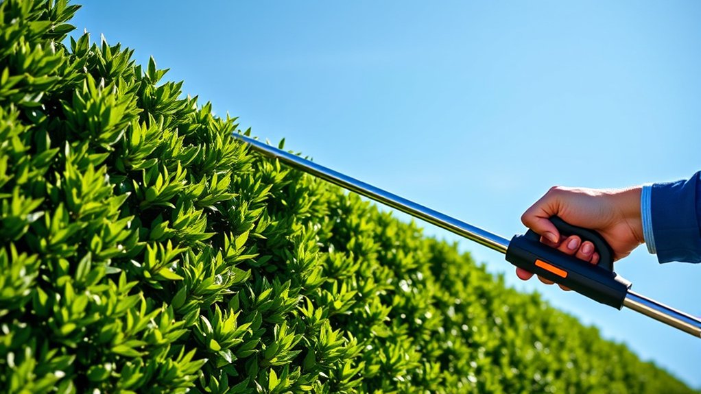 lightweight adjustable hedge trimmer