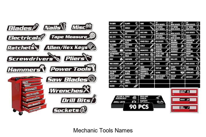 mechanic tools names