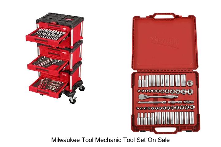 milwaukee tool mechanic tool set on sale
