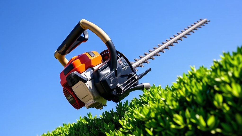 powerful balanced hedge trimmer