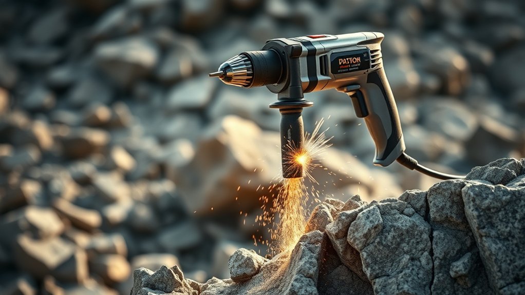 powerful corded hammer drill