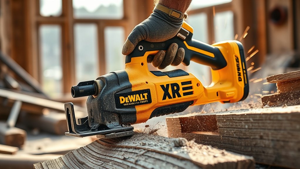 powerful cordless demolition saw