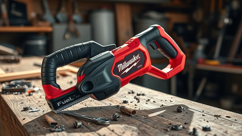 powerful ergonomic cordless saw