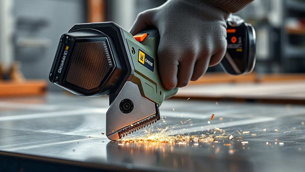 precision cordless sheet shears