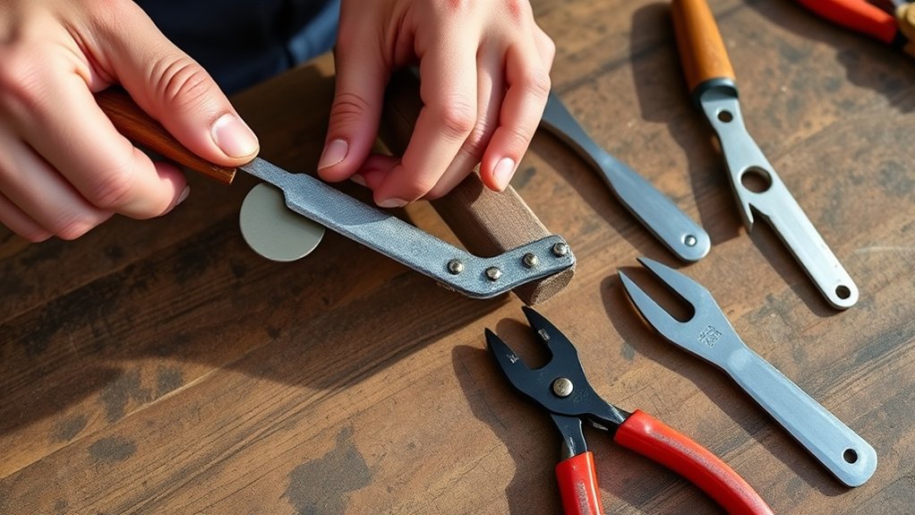 How to Sharpen a Chainsaw Chain With a File | Brooklyn Parts Plus Service prepare chainsaw filing tools