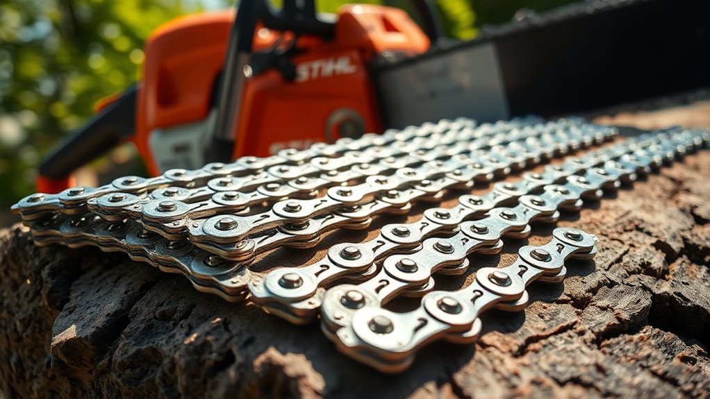 professional cutting chain maintenance