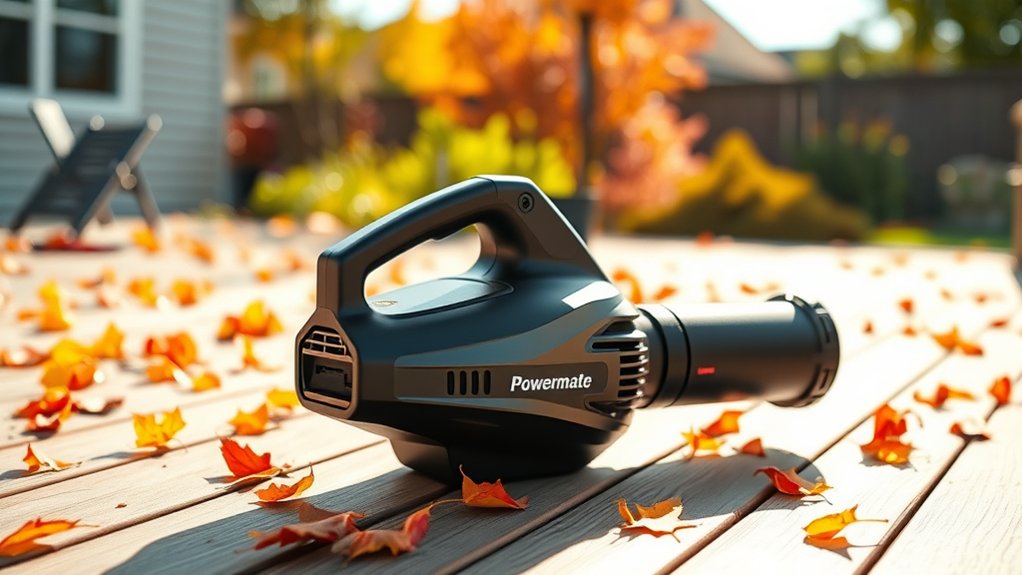 quiet lightweight yard blower
