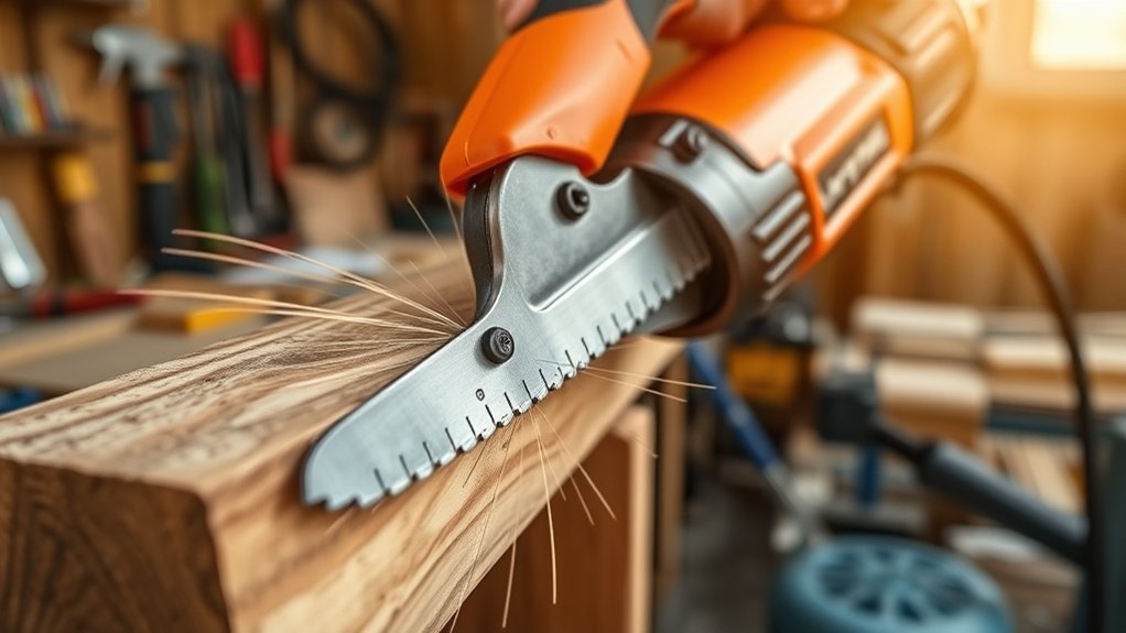 rapid back and forth cutting