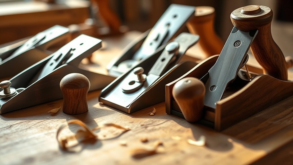 refine surfaces with hand planes