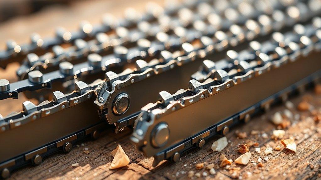 selecting and maintaining proper chainsaw chain