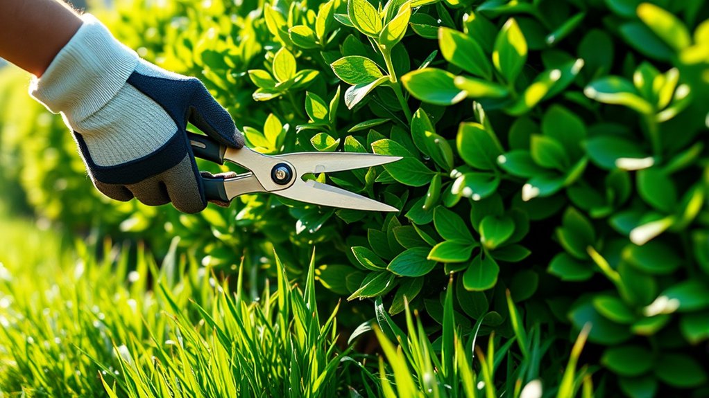 3 Tips for Maintaining Healthy Grass and Hedge | Brooklyn Parts Plus Service timely precise hedge pruning
